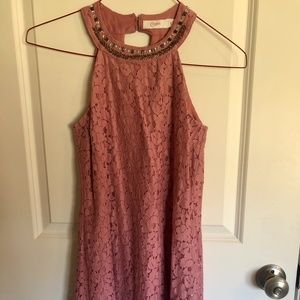 Candie's Pink Lace Dress - image 1